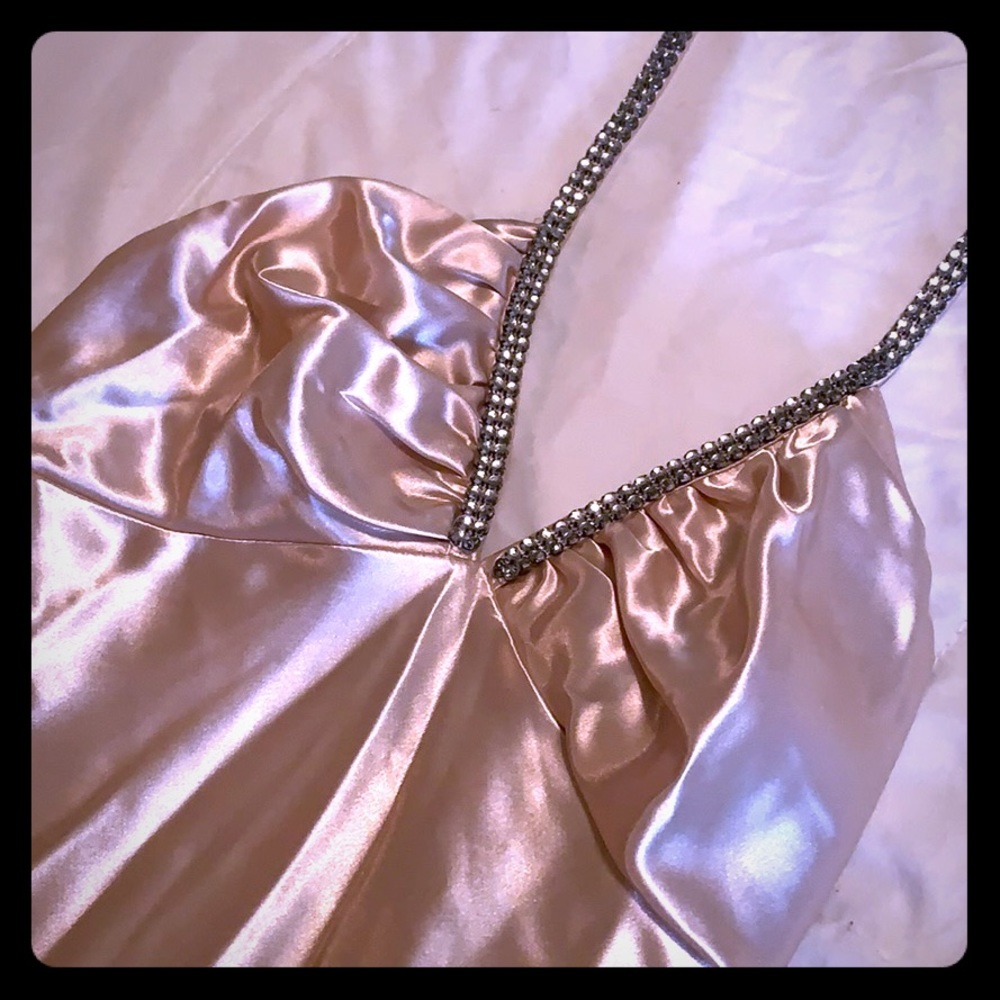 Champagne formal dress